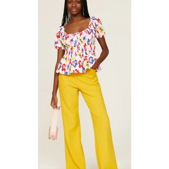 NWOT Reworked Kate Spade Summer Flowers Riviera Top Size XS - 1-2 DAY QUICK SHIP - Picture 2 of 8